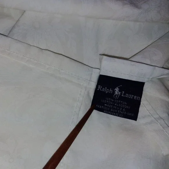 3 Ralph Lauren Twin Cotton Flat Sheets - Picture 2 of 10